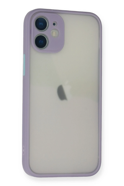 Newface iPhone 11 Pro Max Kılıf Montreal Silikon Kapak - Mor resmi
