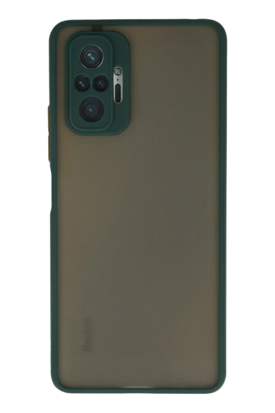 Newface Xiaomi Redmi Note 10 Pro Kılıf Montreal Silikon Kapak - Yeşil resmi