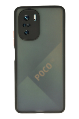 Newface Xiaomi Poco F3 Kılıf Montreal Silikon Kapak - Siyah resmi
