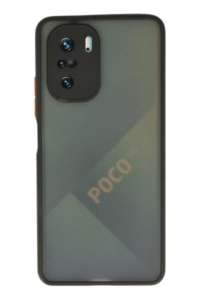 Newface Xiaomi Poco F3 Kılıf Montreal Silikon Kapak - Siyah resmi