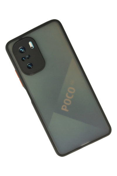 Newface Xiaomi Poco F3 Kılıf Montreal Silikon Kapak - Siyah resmi
