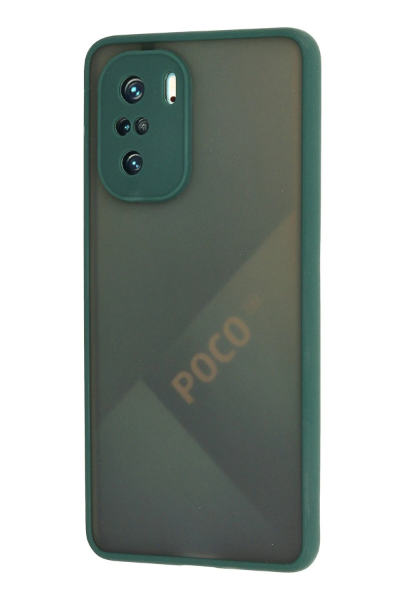 Newface Xiaomi Poco F3 Kılıf Montreal Silikon Kapak - Yeşil resmi