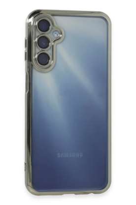 Newface Samsung Galaxy A35 5G Kılıf Razer Lensli Silikon - Gümüş resmi