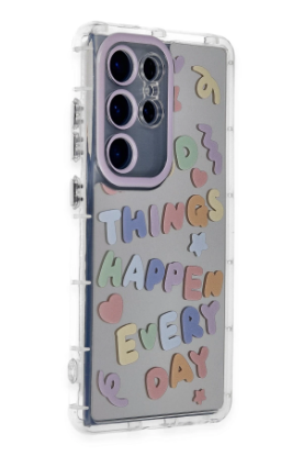 Newface Samsung Galaxy S24 Ultra Kılıf Reflexion Desenli Kapak - Desen 7 resmi