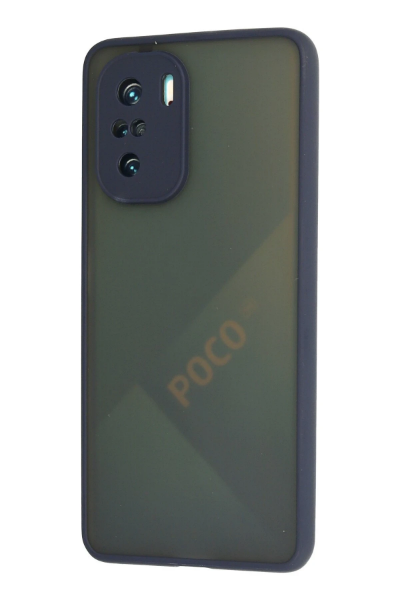 Newface Xiaomi Poco F3 Kılıf Montreal Silikon Kapak - Lacivert resmi