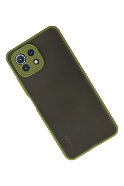 Newface Xiaomi Mİ 11 Lite Kılıf Montreal Silikon Kapak - Açık Yeşil resmi