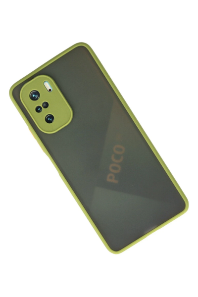 Newface Xiaomi Poco F3 Kılıf Montreal Silikon Kapak - Açık Yeşil resmi