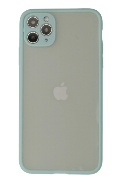 Newface iPhone 12 Pro Max Kılıf Montreal Silikon Kapak - Turkuaz resmi