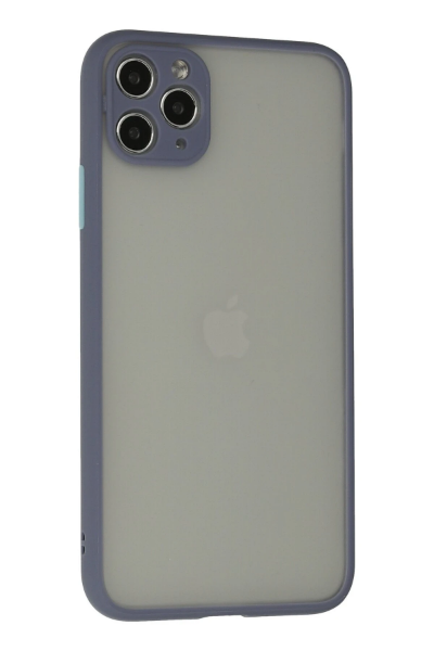 Newface iPhone 12 Pro Max Kılıf Montreal Silikon Kapak - Gri resmi