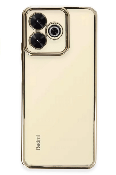 Newface Xiaomi Redmi 13 4G Kılıf Razer Lensli Silikon - Gold resmi