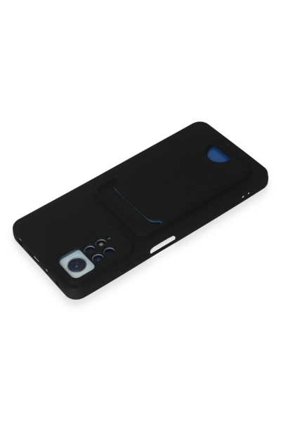 Newface Xiaomi Redmi Note 11 Pro Kılıf Kelvin Kartvizitli Silikon - Siyah resmi