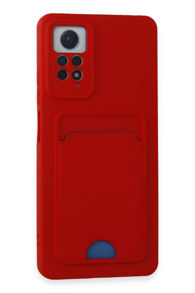 Newface Xiaomi Redmi Note 11 Pro Kılıf Kelvin Kartvizitli Silikon - Kırmızı resmi