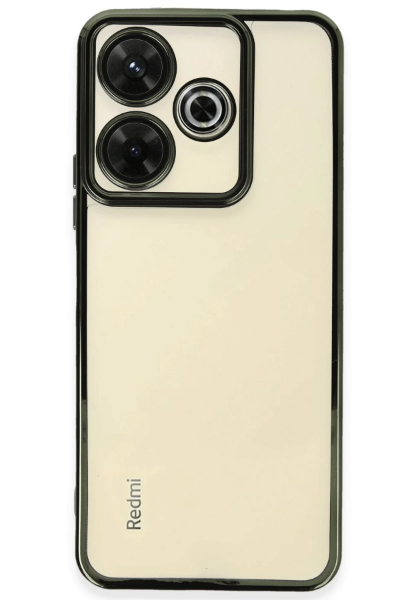 Newface Xiaomi Redmi 13 4G Kılıf Razer Lensli Silikon - Yeşil resmi