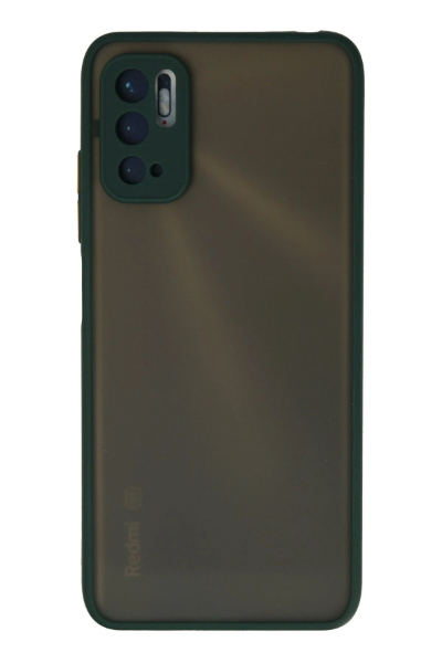 Newface Xiaomi Redmi Note 10 5G Kılıf Montreal Silikon Kapak - Yeşil resmi