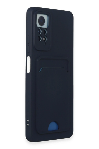Newface Xiaomi Redmi Note 11 Pro Kılıf Kelvin Kartvizitli Silikon - Lacivert resmi
