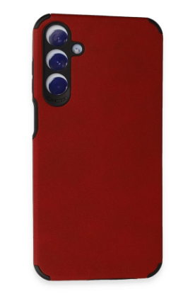 Newface Samsung Galaxy A35 5G Kılıf Loop Deri Silikon - Kırmızı resmi