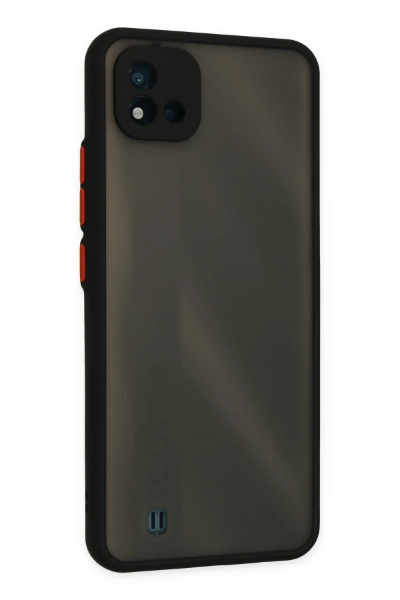 Newface Realme C11 2021 Kılıf Montreal Silikon Kapak - Siyah resmi