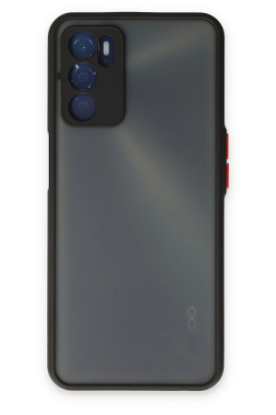 Newface Oppo A16 Kılıf Montreal Silikon Kapak - Siyah resmi