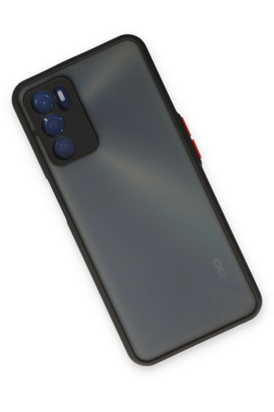Newface Oppo A16 Kılıf Montreal Silikon Kapak - Siyah resmi