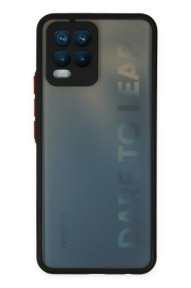 Newface Realme 8 Kılıf Montreal Silikon Kapak - Siyah resmi