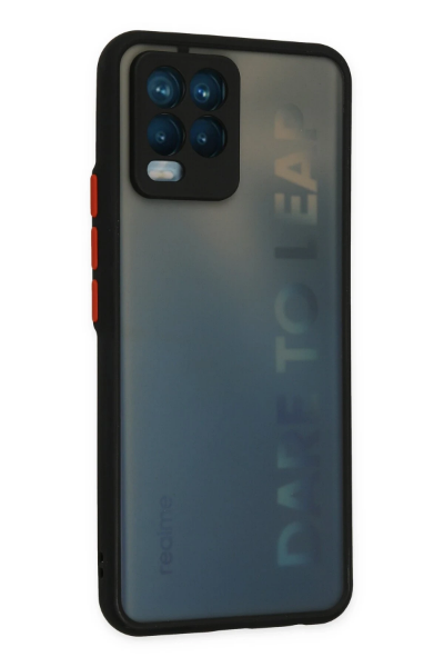 Newface Realme 8 Kılıf Montreal Silikon Kapak - Siyah resmi
