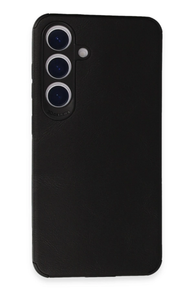 Newface Samsung Galaxy S24 Kılıf Loop Deri Silikon - Siyah resmi