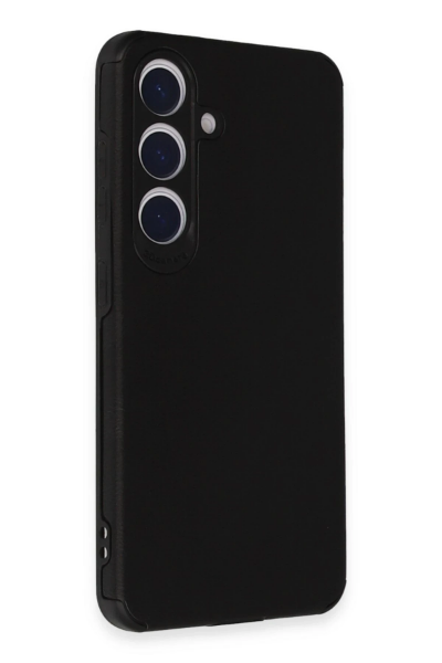 Newface Samsung Galaxy S24 Kılıf Loop Deri Silikon - Siyah resmi
