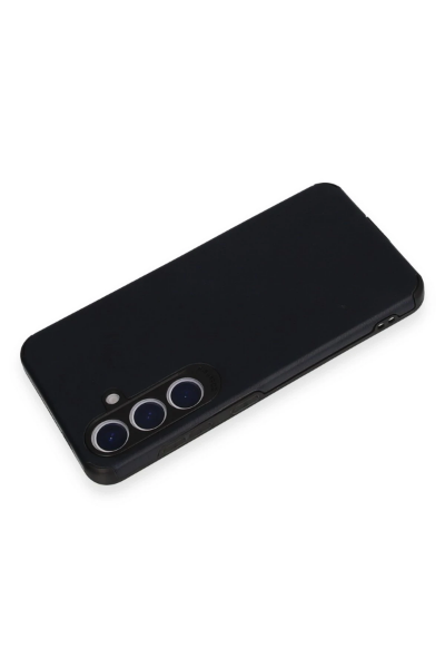 Newface Samsung Galaxy S24 Kılıf Loop Deri Silikon - Lacivert resmi