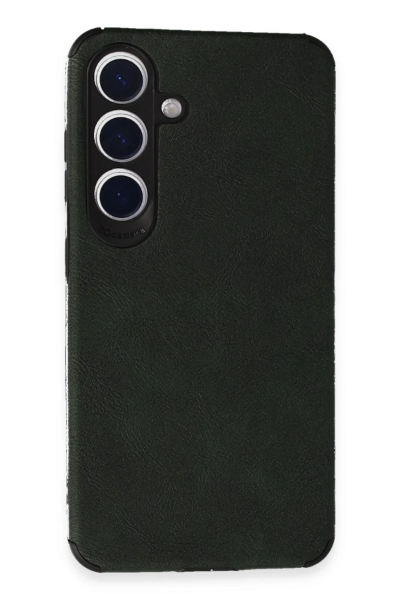 Newface Samsung Galaxy S24 Kılıf Loop Deri Silikon - Yeşil resmi