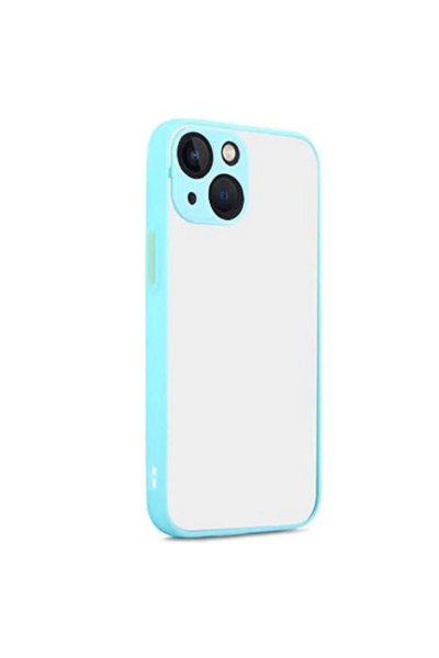 Newface iPhone 13 Kılıf Montreal Silikon Kapak - Turkuaz resmi