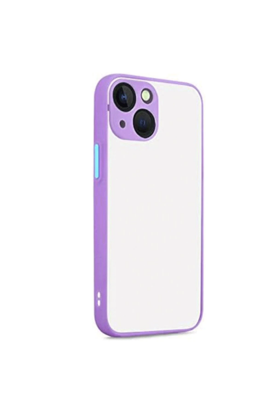 Newface iPhone 13 Kılıf Montreal Silikon Kapak - Mor resmi