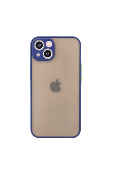 Newface iPhone 13 Mini Kılıf Montreal Silikon Kapak - Lacivert resmi