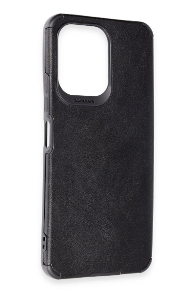 Newface Xiaomi Redmi 13C Kılıf Loop Deri Silikon - Siyah resmi
