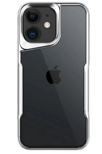 Newface iPhone 11 Kılıf Boyi Silikon Kapak - Gümüş resmi