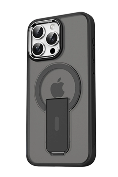 Newface iPhone 14 Pro Tork Magsafe Standlı Kapak - Siyah resmi