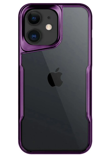 Newface iPhone 11 Kılıf Boyi Silikon Kapak - Derin Mor resmi