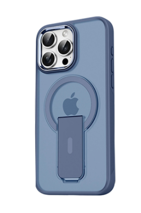 Newface iPhone 14 Pro Tork Magsafe Standlı Kapak - Lacivert resmi