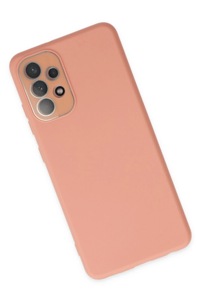 Newface Samsung Galaxy A33 5G Kılıf Lansman Glass Kapak - Pembe resmi