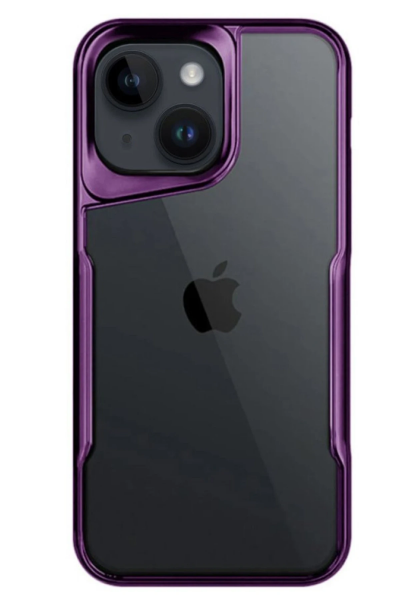 Newface iPhone 14 Kılıf Boyi Silikon Kapak - Derin Mor resmi