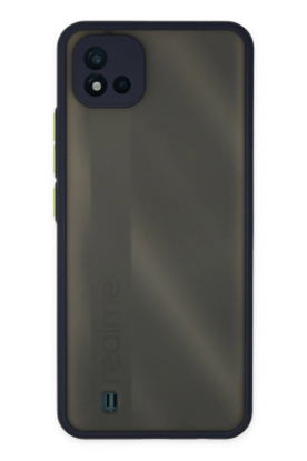 Newface Realme C11 2021 Kılıf Montreal Silikon Kapak - Lacivert resmi