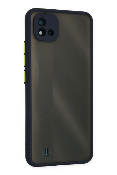 Newface Realme C11 2021 Kılıf Montreal Silikon Kapak - Lacivert resmi