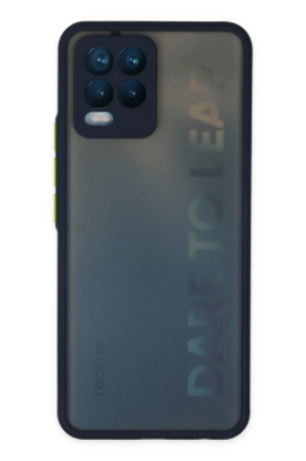 Newface Realme 8 Kılıf Montreal Silikon Kapak - Lacivert resmi