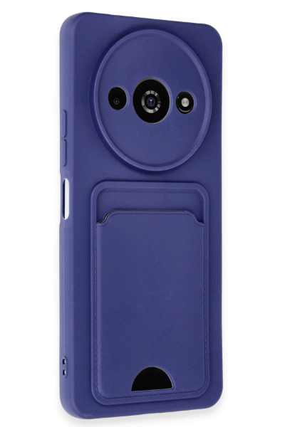 Newface Xiaomi Redmi A3 4G Kılıf Kelvin Kartvizitli Silikon - Lacivert resmi