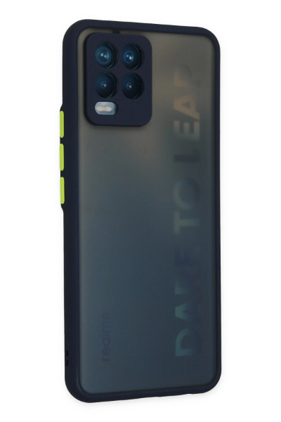 Newface Realme 8 Kılıf Montreal Silikon Kapak - Lacivert resmi