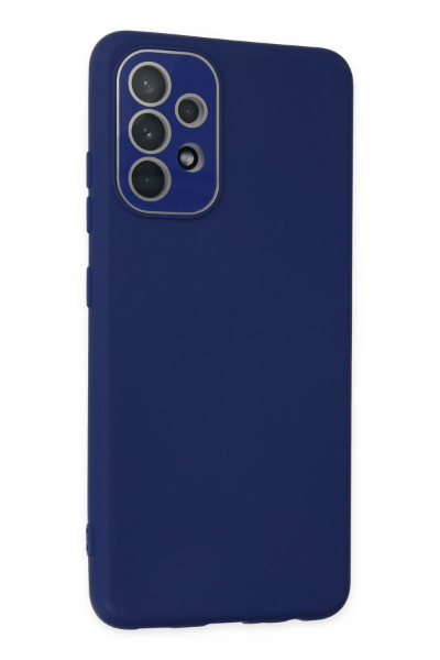 Newface Samsung Galaxy A53 5G Kılıf Lansman Glass Kapak - Sky Blue resmi