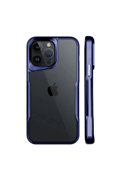 Newface iPhone 15 Kılıf Boyi Silikon Kapak - Lacivert resmi