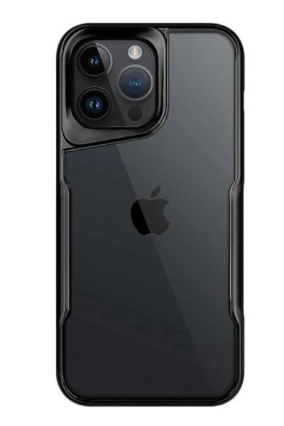 Newface iPhone 15 Pro Kılıf Boyi Silikon Kapak - Siyah resmi