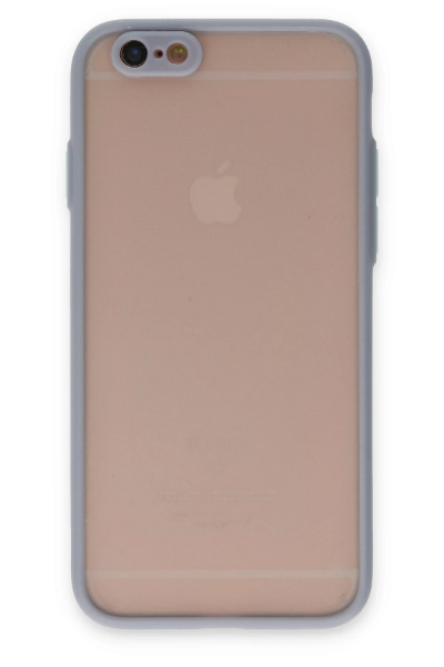 Newface iPhone 6 Kılıf Montreal Silikon Kapak - Gri resmi