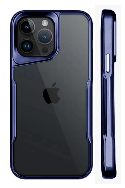 Newface iPhone 15 Pro Kılıf Boyi Silikon Kapak - Lacivert resmi