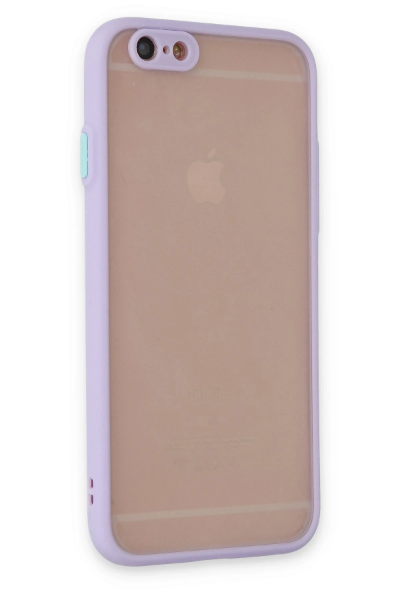 Newface iPhone 6 Kılıf Montreal Silikon Kapak - Mor resmi